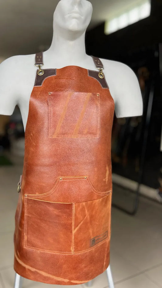 The Frontier ElitePro Leather Apron | Made in USA | OWN THE FIRE™