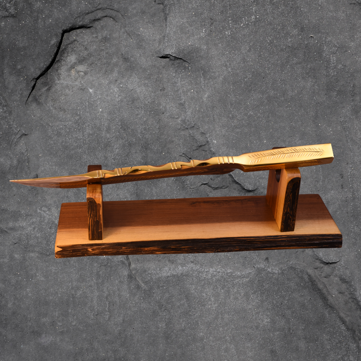 The Gilded Spine — Partial Gold Masterpiece