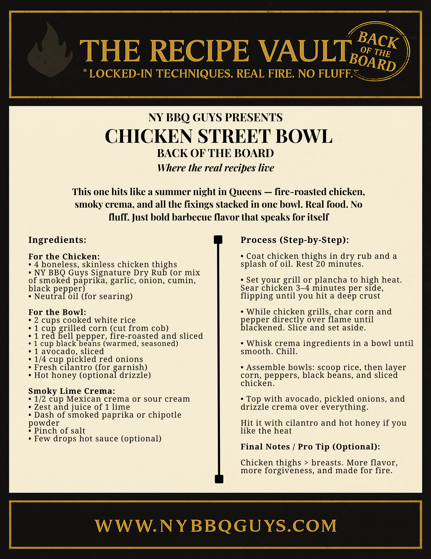 Chicken Street Bowl