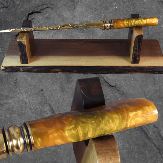 The Gold Fern — Full Gold Collector's Blade - OwnTheFire™