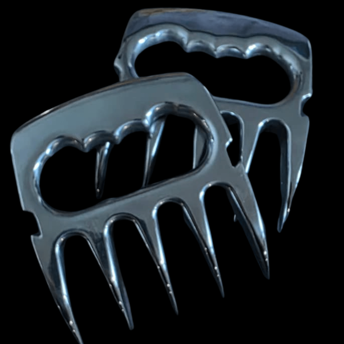 The Grizz Pair Polished Bear Claws – Premium Carving & Shredding Set - OwnTheFire™