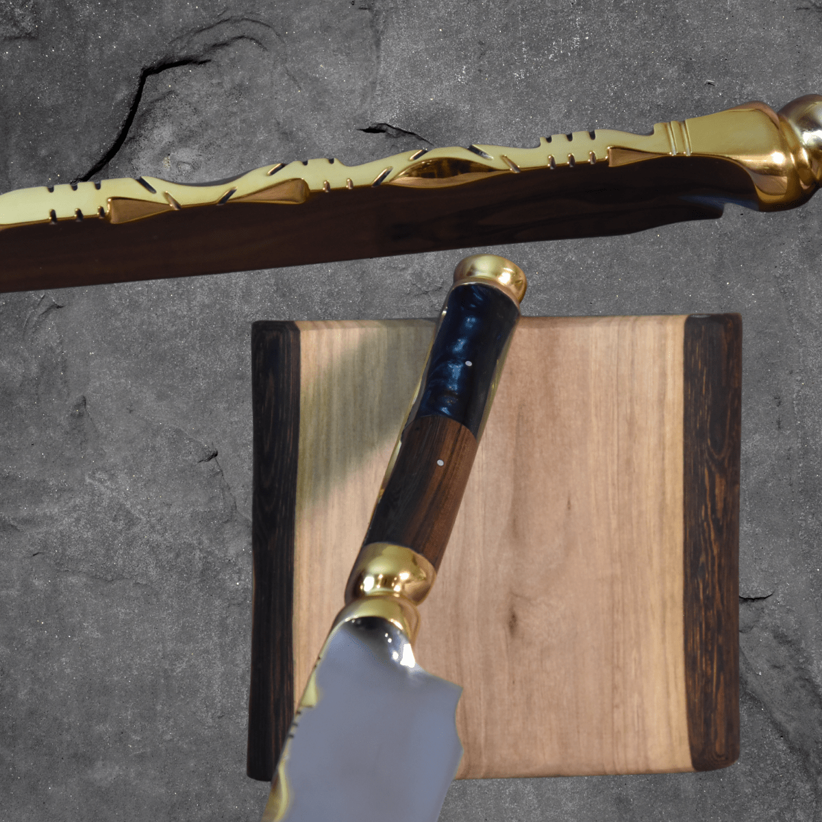 The Mariner's Edge — Partial Gold Collector's Blade - OwnTheFire™