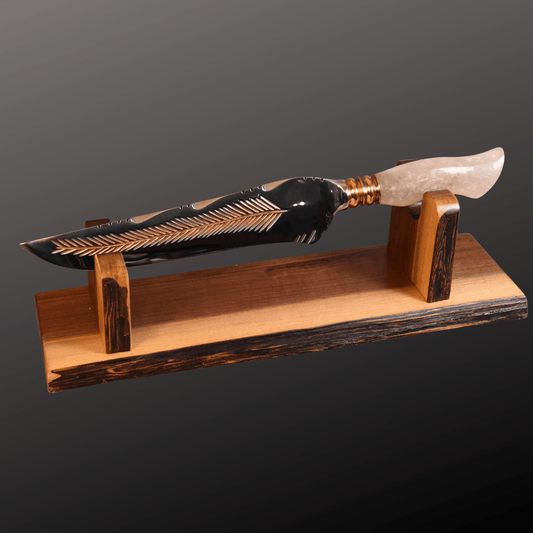 The Pale Ember — Partial Gold Collector's Blade - OwnTheFire™