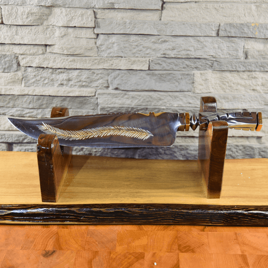 "The Quill" — Mixed Gold & Steel Blade - OwnTheFire™