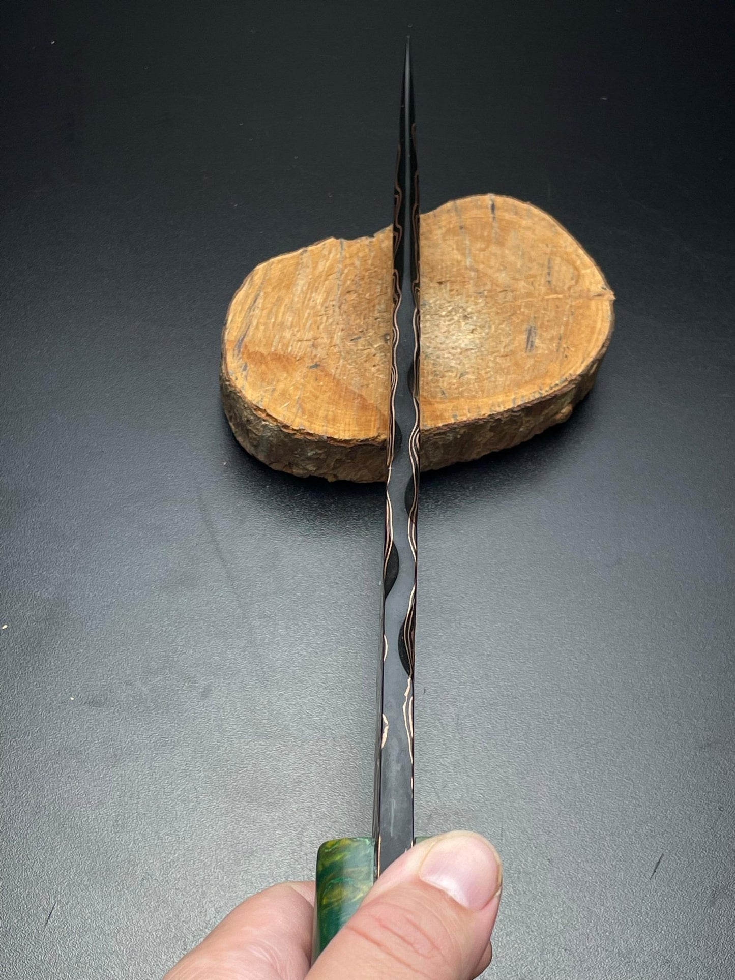 The Serpent's Kiss | Mokume Gane Collector's Knife | OWN THE FIRE™ - OwnTheFire™