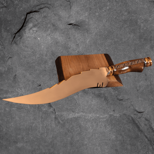 The Triad — Partial Gold Collector's Blade - OwnTheFire™