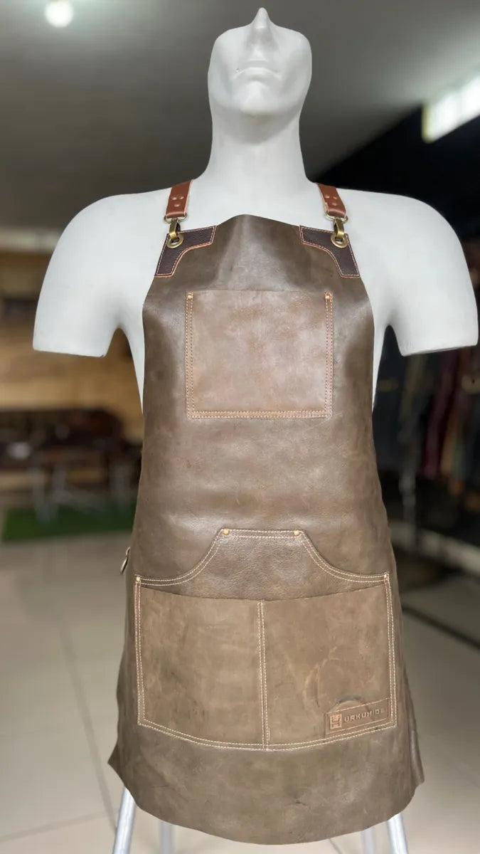 The Frontier ElitePro Leather Apron | Made in USA | OWN THE FIRE™