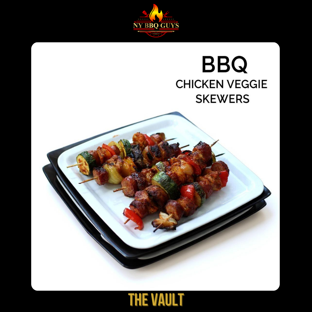 BBQ Chicken & Veggie Skewers