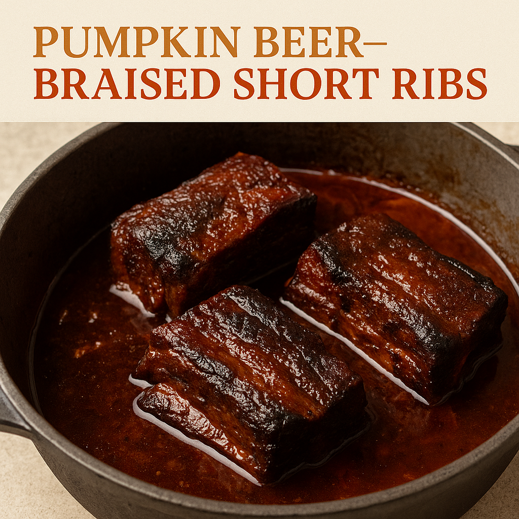 Pumpkin Beer Braised Shortribs
