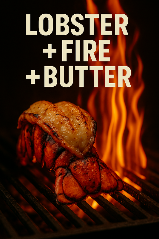 Grilled Lobster Tail with Cowboy Butter