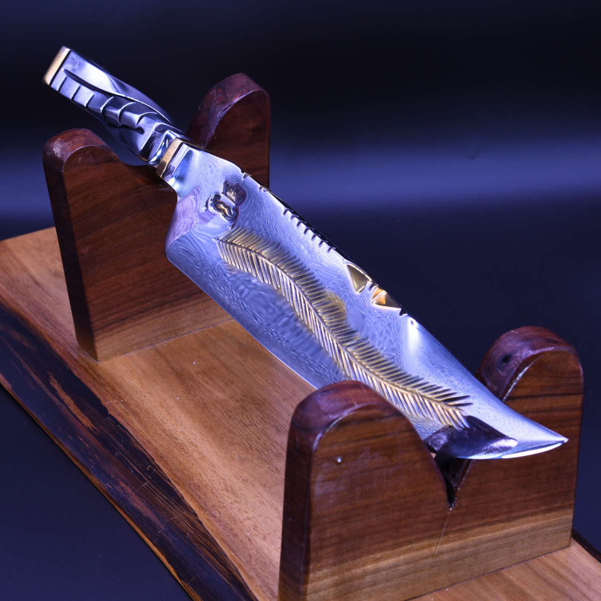 "The Quill" — Mixed Gold & Steel Blade