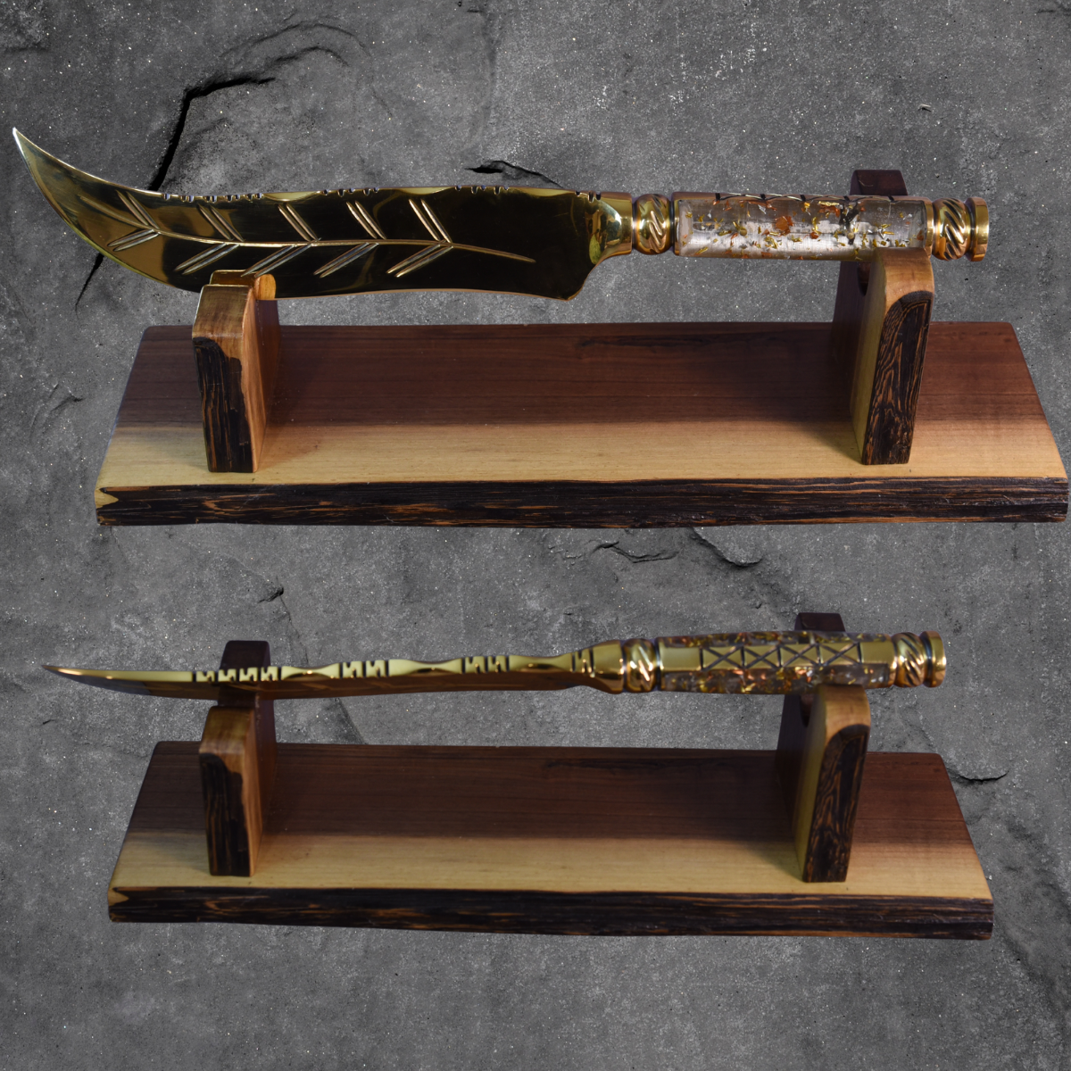 The Sunflare — Full Gold Collector's Blade