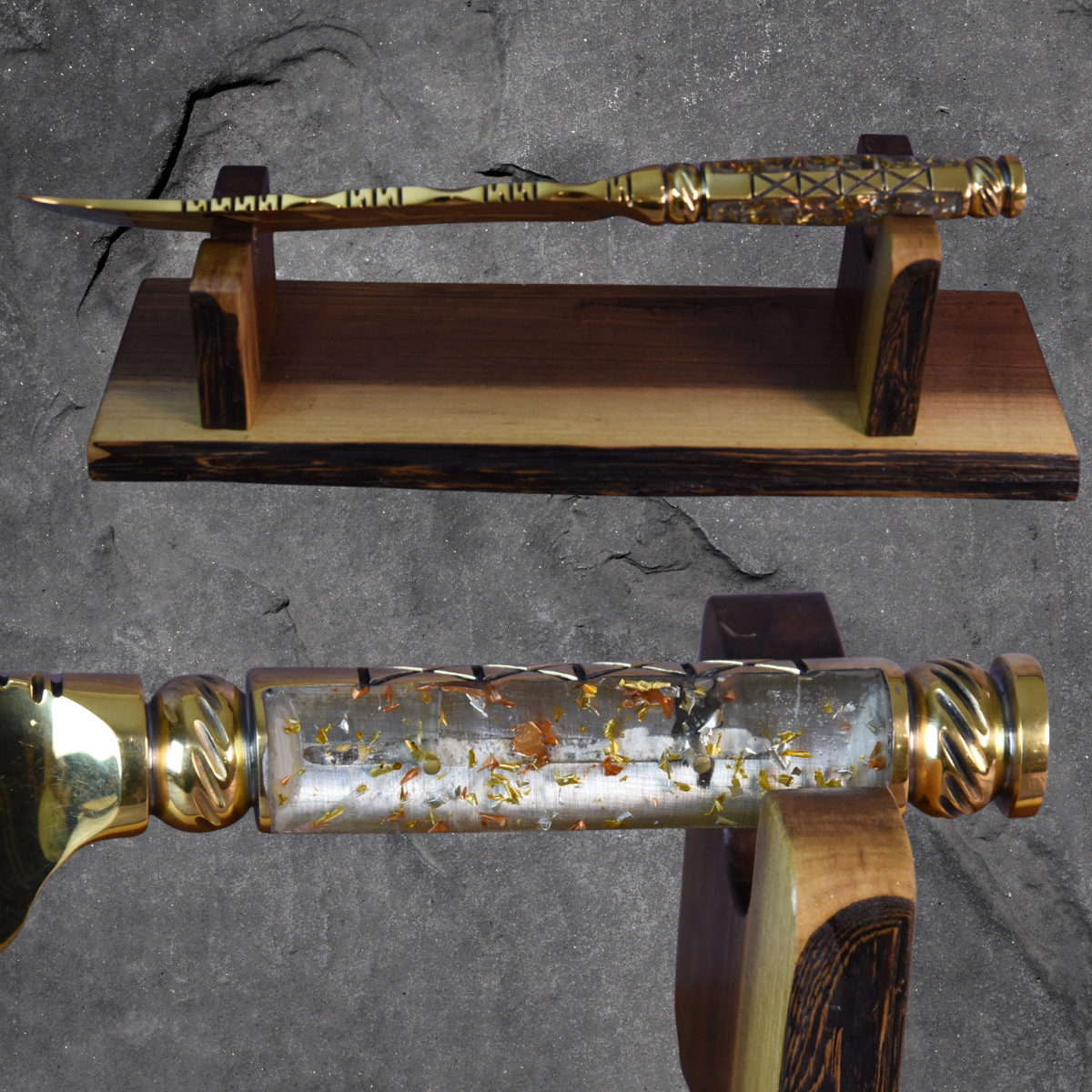 The Sunflare — Full Gold Collector's Blade