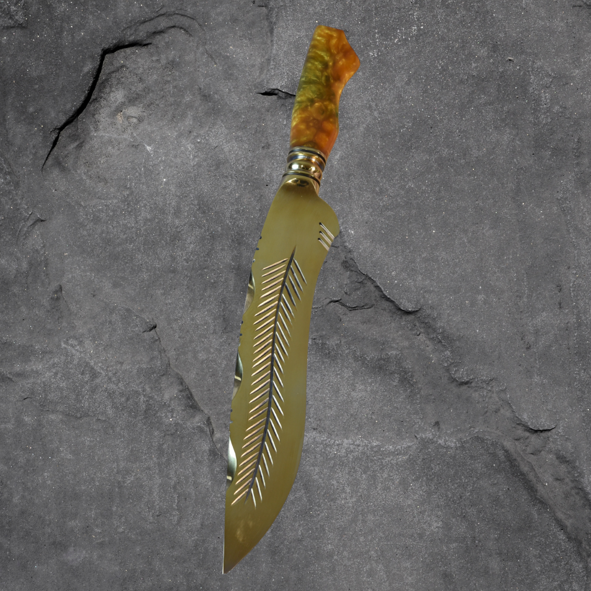 The Gold Fern — Full Gold Collector's Blade