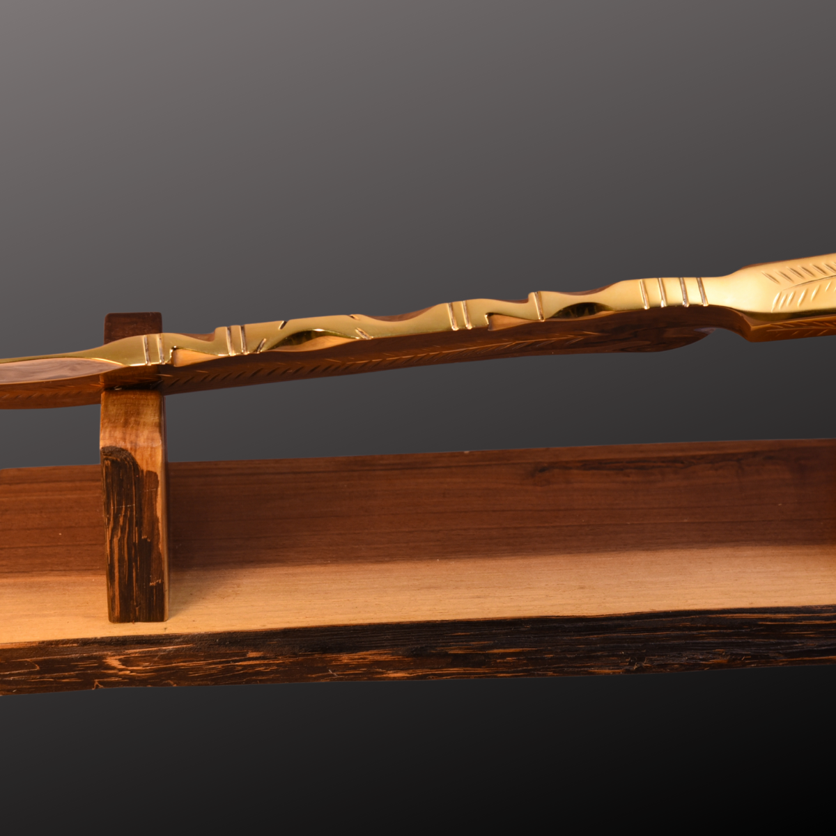 The Gilded Spine — Partial Gold Masterpiece