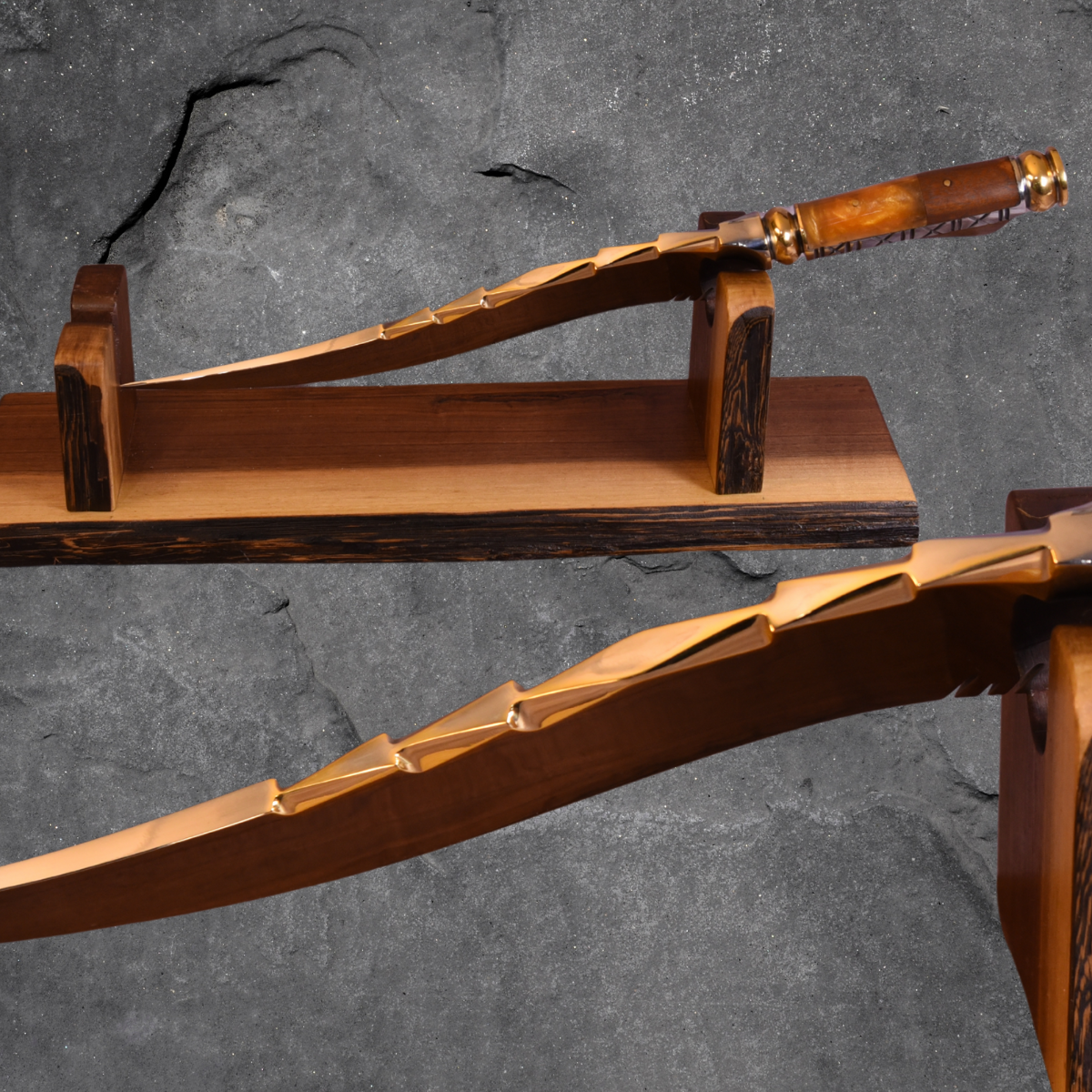 The Triad — Partial Gold Collector's Blade