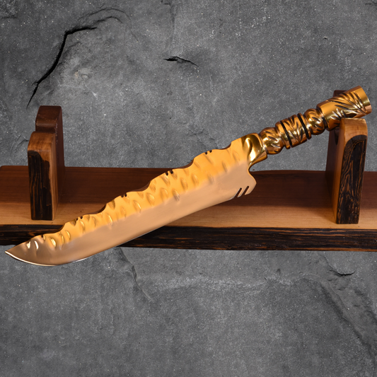 The Storm Spiral — Partial Gold Collector's Blade