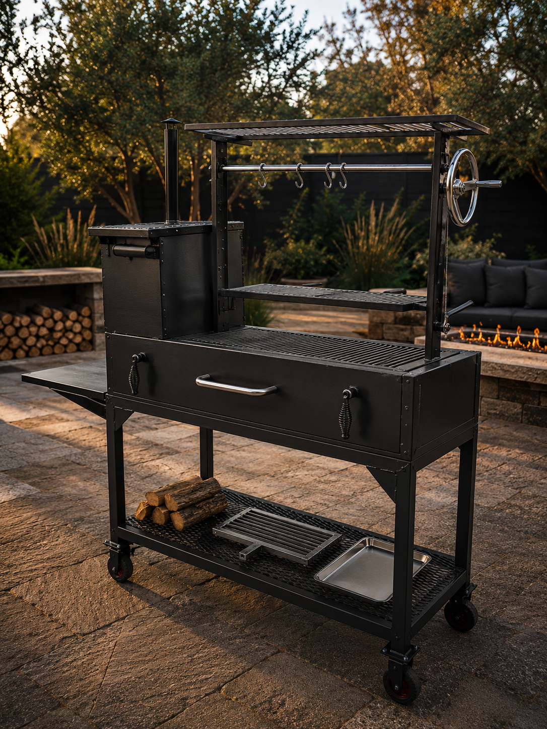 SM48 Santa Maria Grill | 48-Inch Custom Argentine Parrilla