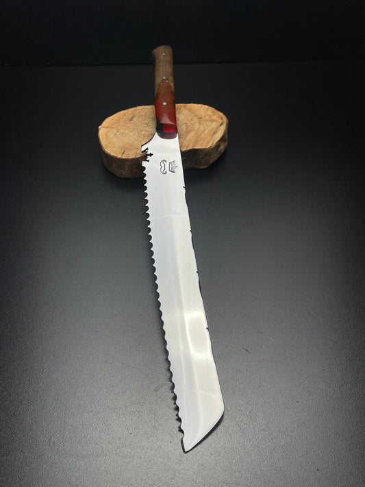 The Serrated Carver | Artisan Knife | Brazilian Blade | OWN THE FIRE™
