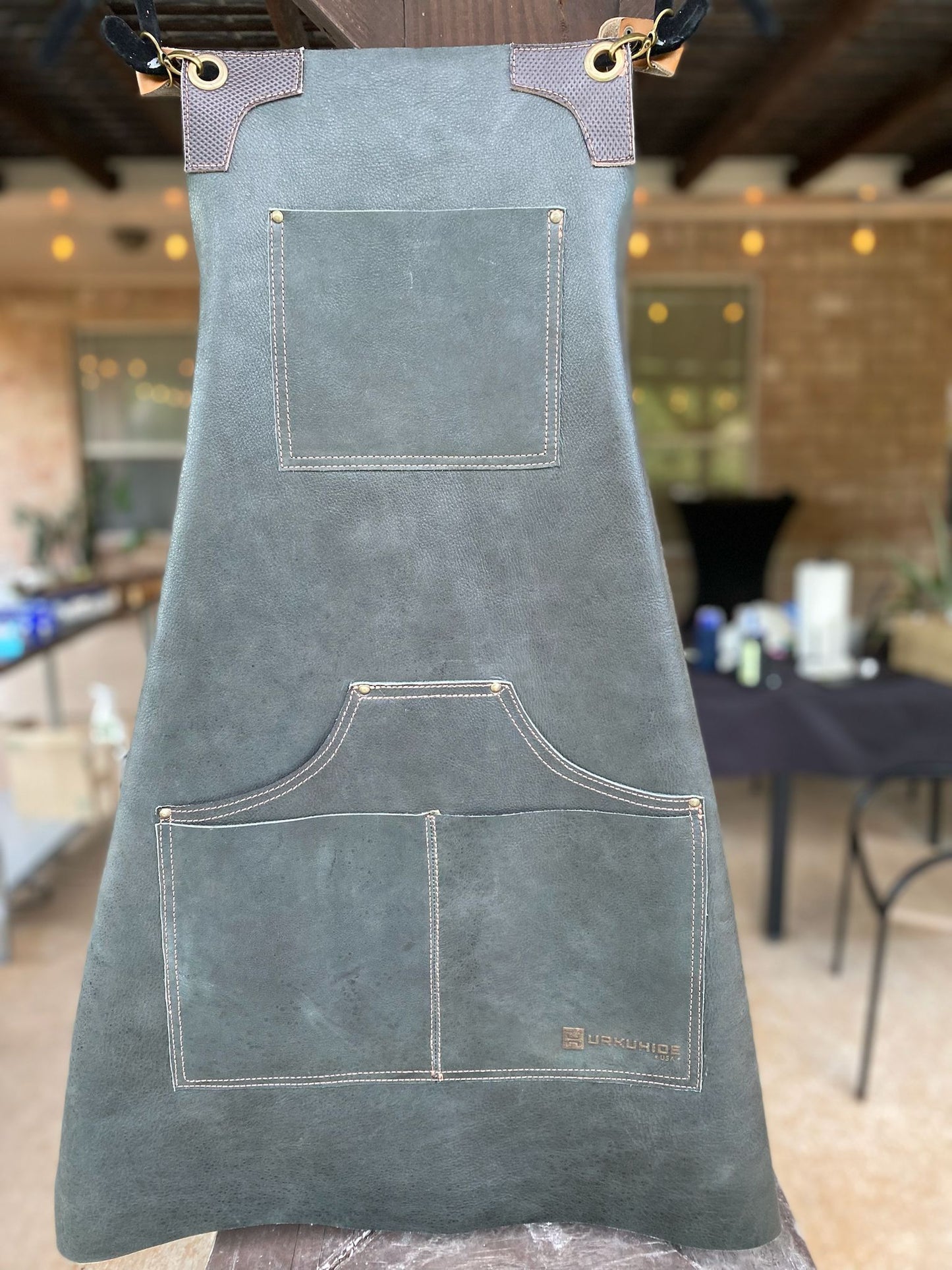 The Frontier ElitePro Leather Apron | Made in USA | OWN THE FIRE™