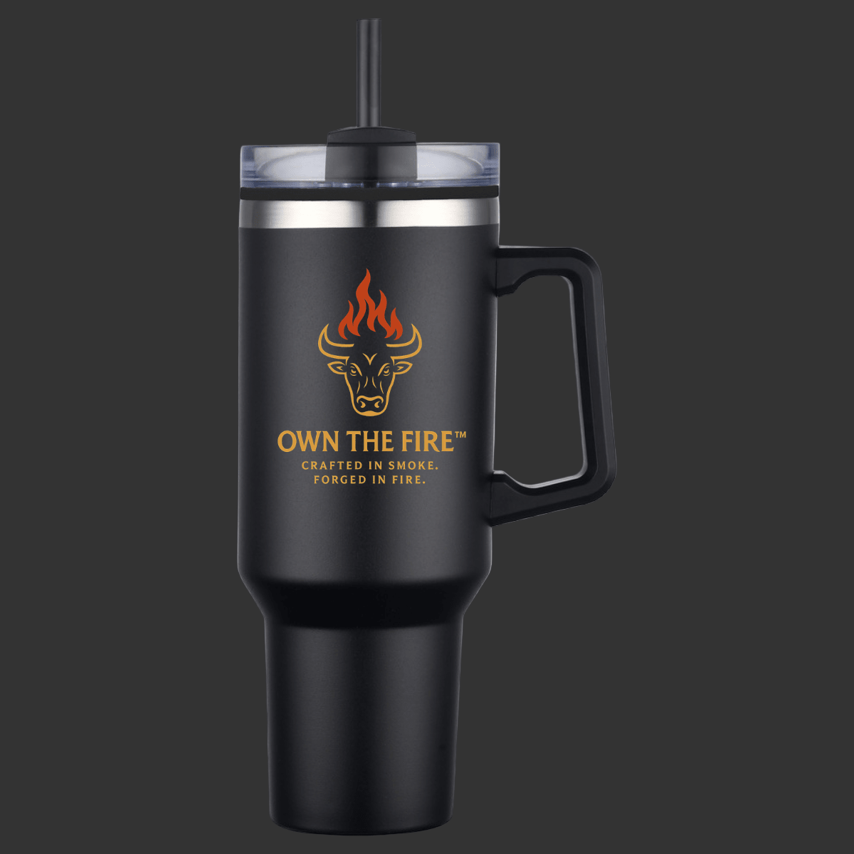 OWN THE FIRE™ 40oz Insulated Tumbler | Built for Long Cooks - OwnTheFire™