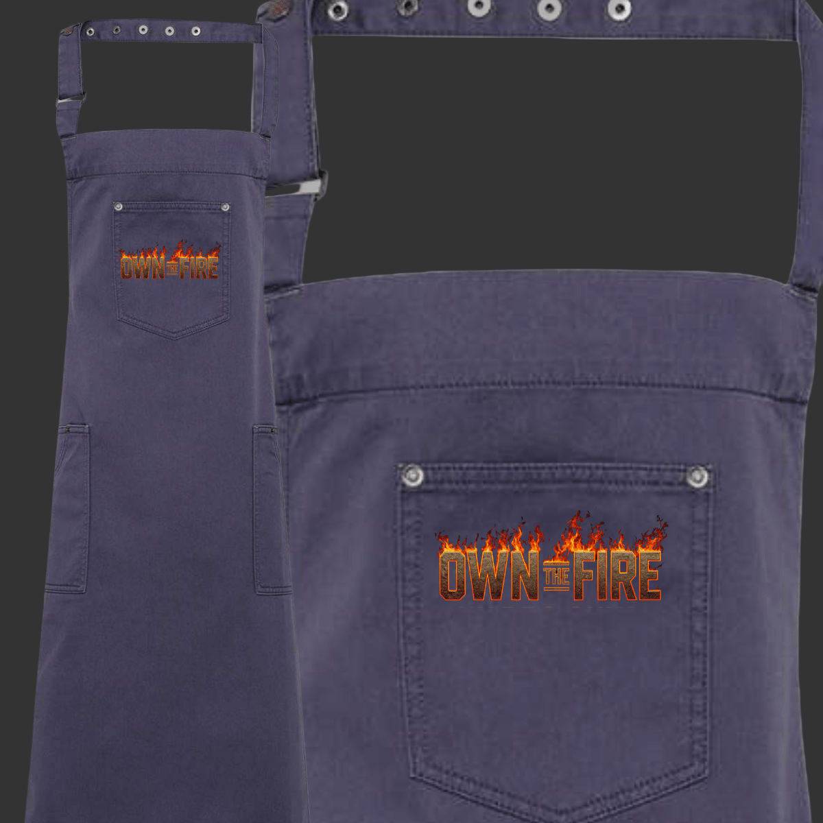Own The Fire™ Canvas Apron - Professional Grade - OwnTheFire™