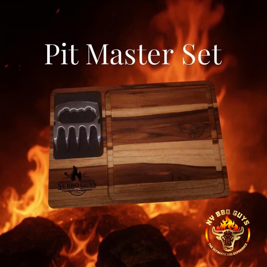 Pitmaster Set: Teak Carving Board + Bear Claw | OWN THE FIRE™ - OwnTheFire™
