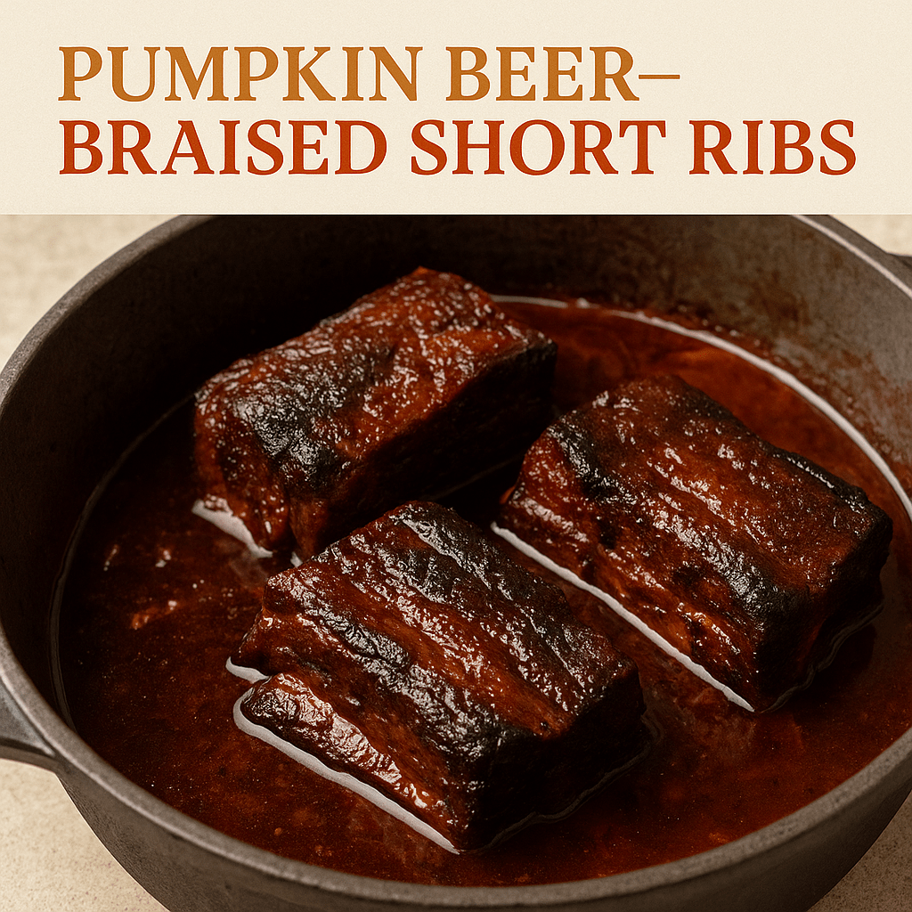 Pumpkin Beer Braised Shortribs - OwnTheFire™