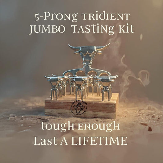 Showstopper Kit: 5 - Prong Fork + 12 Tasting Forks | OWN THE FIRE™ - OwnTheFire™