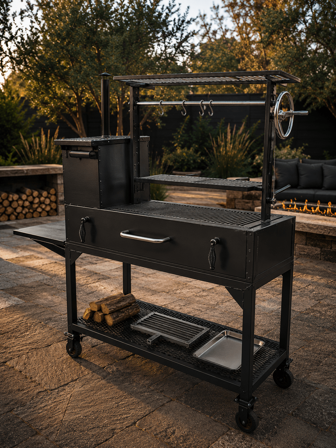 SM48XL: Wide 48" Santa Maria Grill, Made to Order | Own The Fire - OwnTheFire®