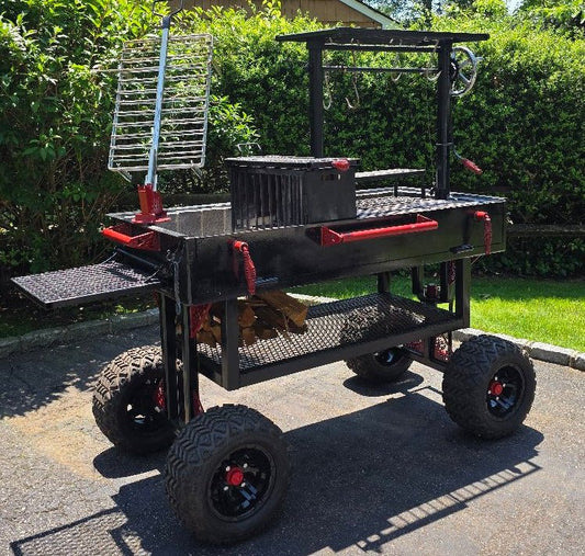 SM60XLDX: Off-Road 60" Santa Maria Grill, Custom | Own The Fire - OwnTheFire®
