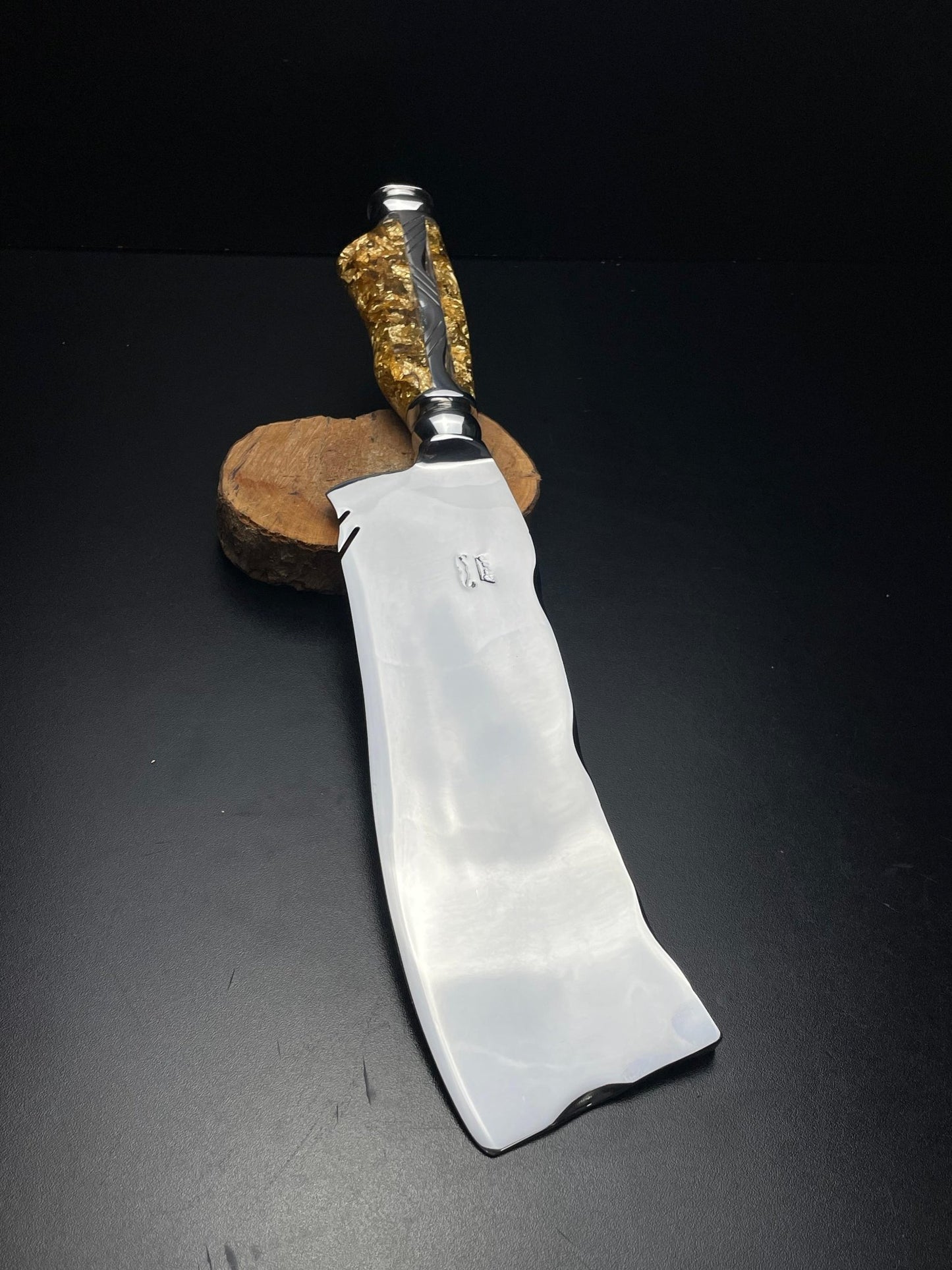 The Blacksmoke Cleaver | Stainless Steel Collector | OWN THE FIRE™ - OwnTheFire™