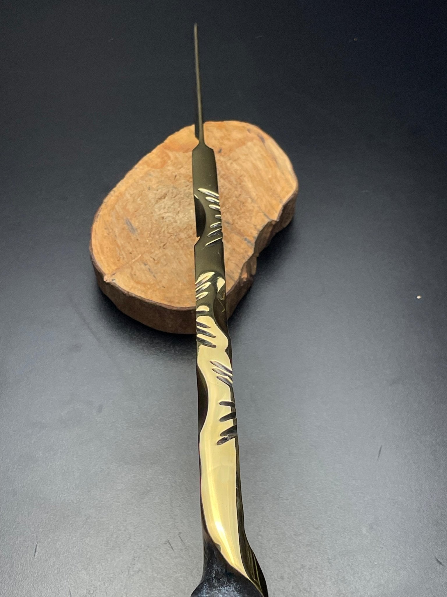 The Ember King | Full Gold Collector Knife | OWN THE FIRE™ - OwnTheFire™