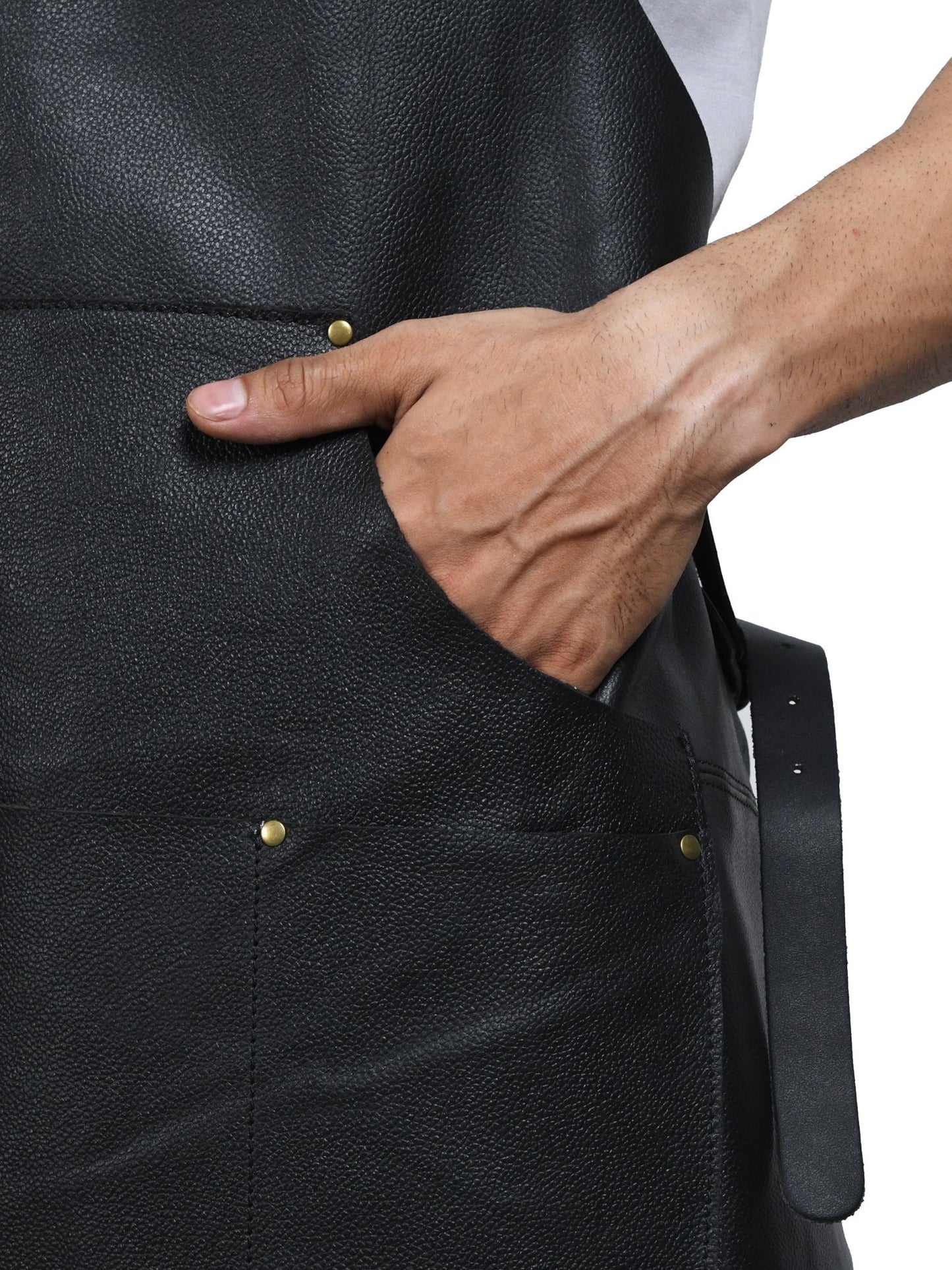 THE FORGE | Cross - Back Artisan Leather Apron | OWN THE FIRE® - OwnTheFire™