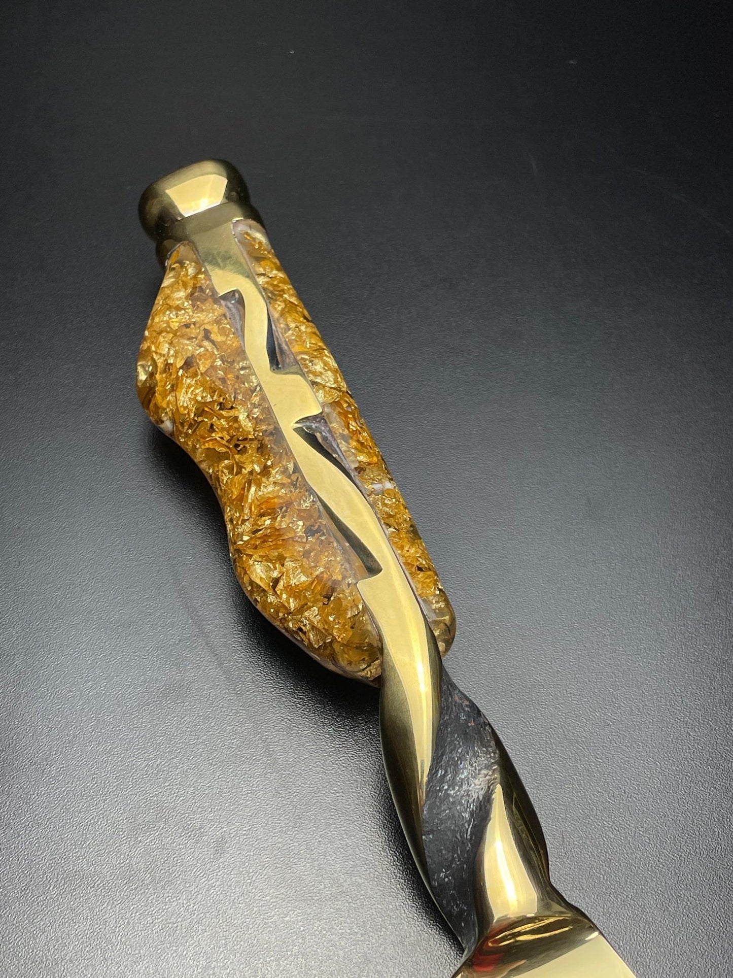 The Gold Reign | Full Gold Custom Blade | OWN THE FIRE™ - OwnTheFire™