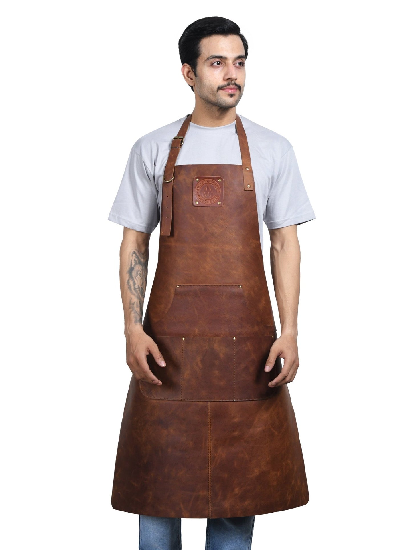 The Matador Leather Apron | OWN THE FIRE® Artisan Leather Collection - OwnTheFire™