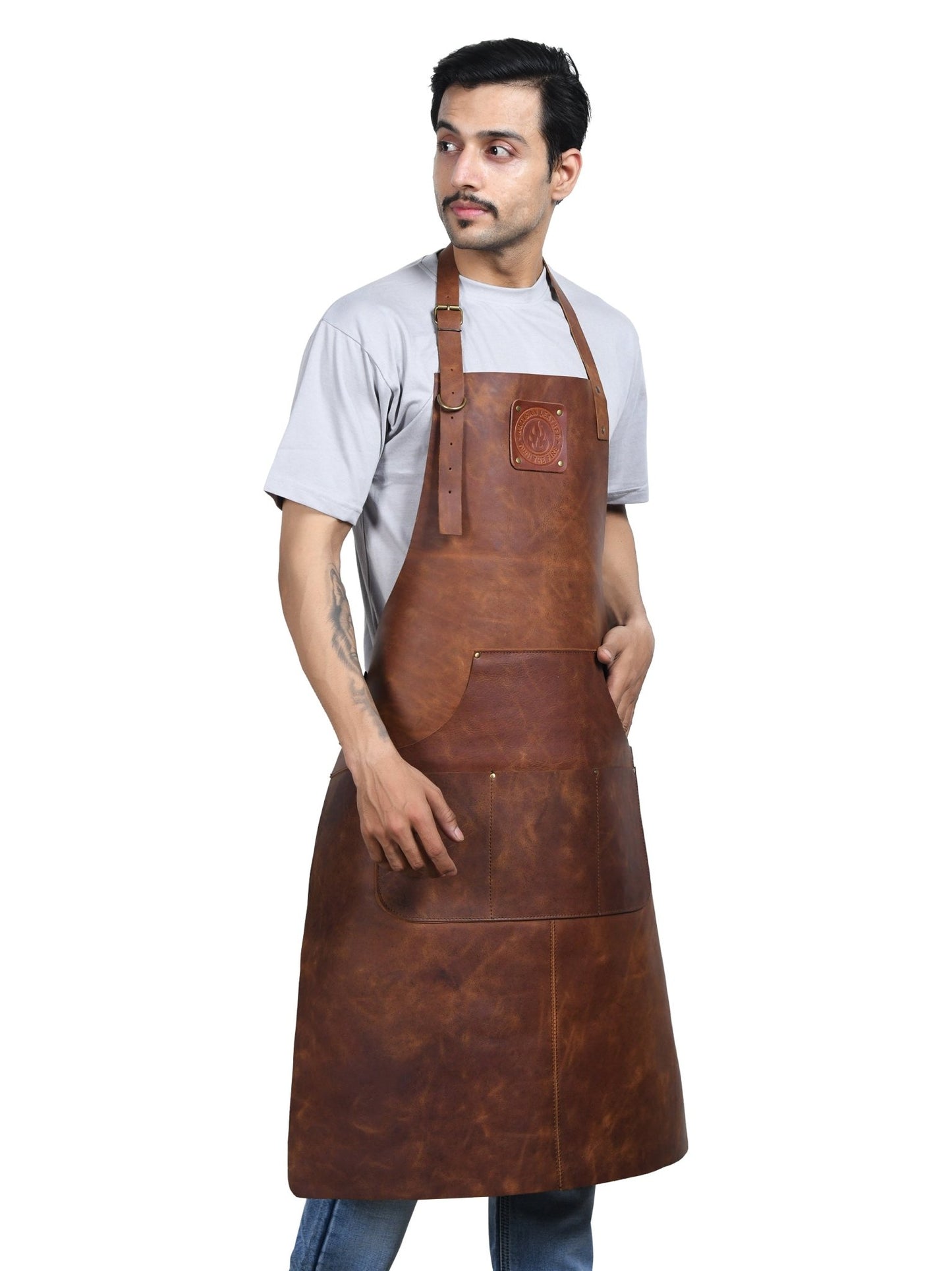 The Matador Leather Apron | OWN THE FIRE® Artisan Leather Collection - OwnTheFire™