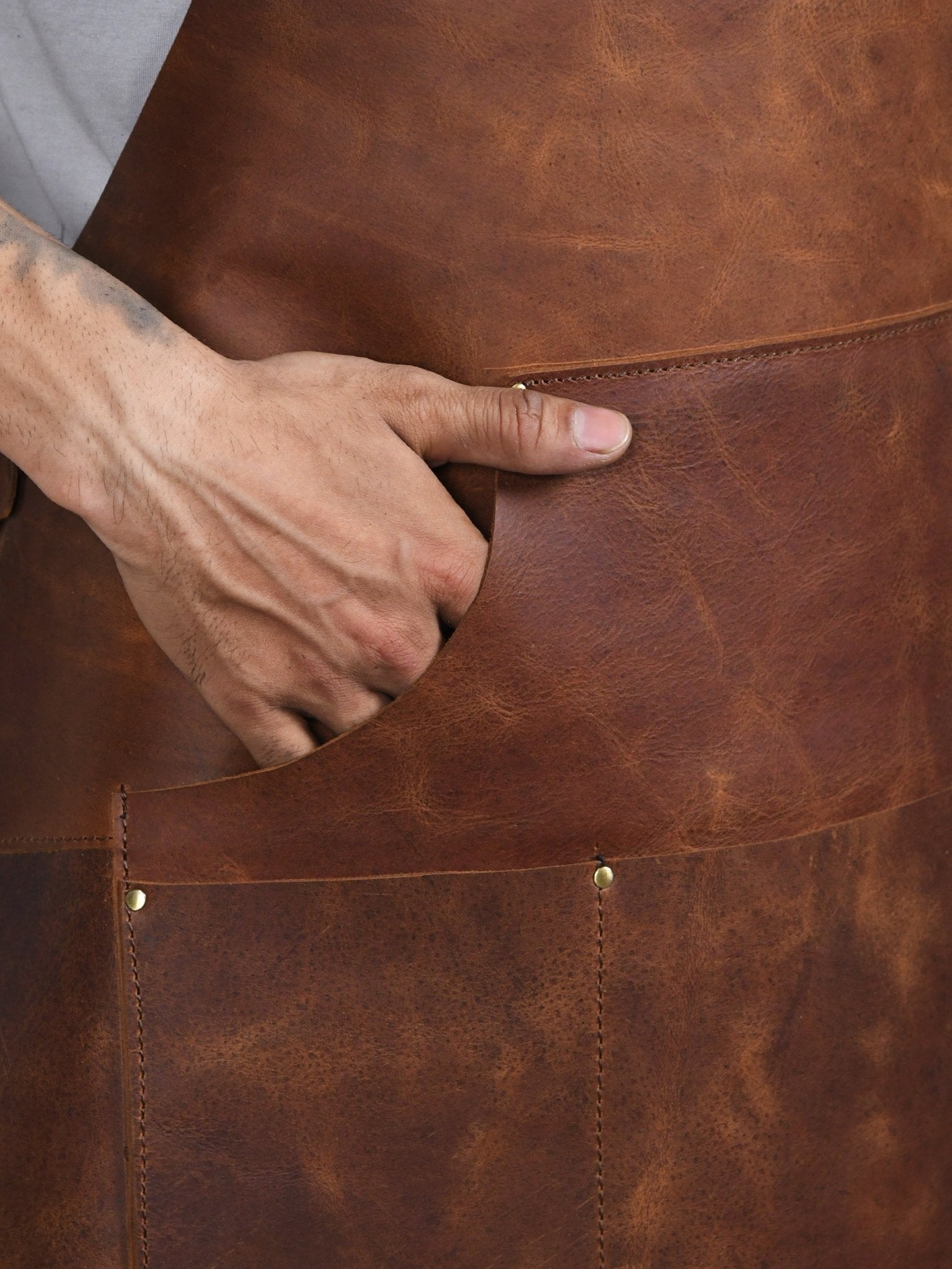 The Matador Leather Apron | OWN THE FIRE® Artisan Leather Collection - OwnTheFire™