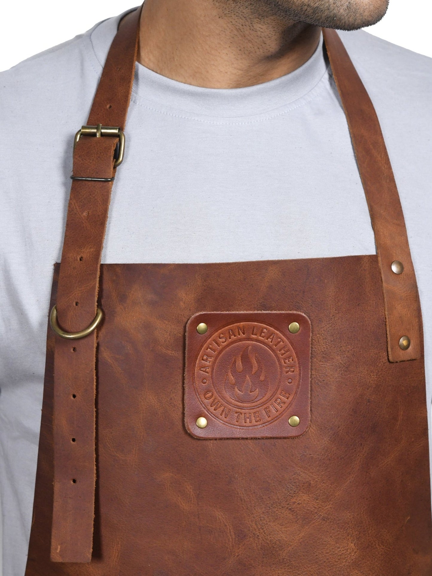 The Matador Leather Apron | OWN THE FIRE® Artisan Leather Collection - OwnTheFire™