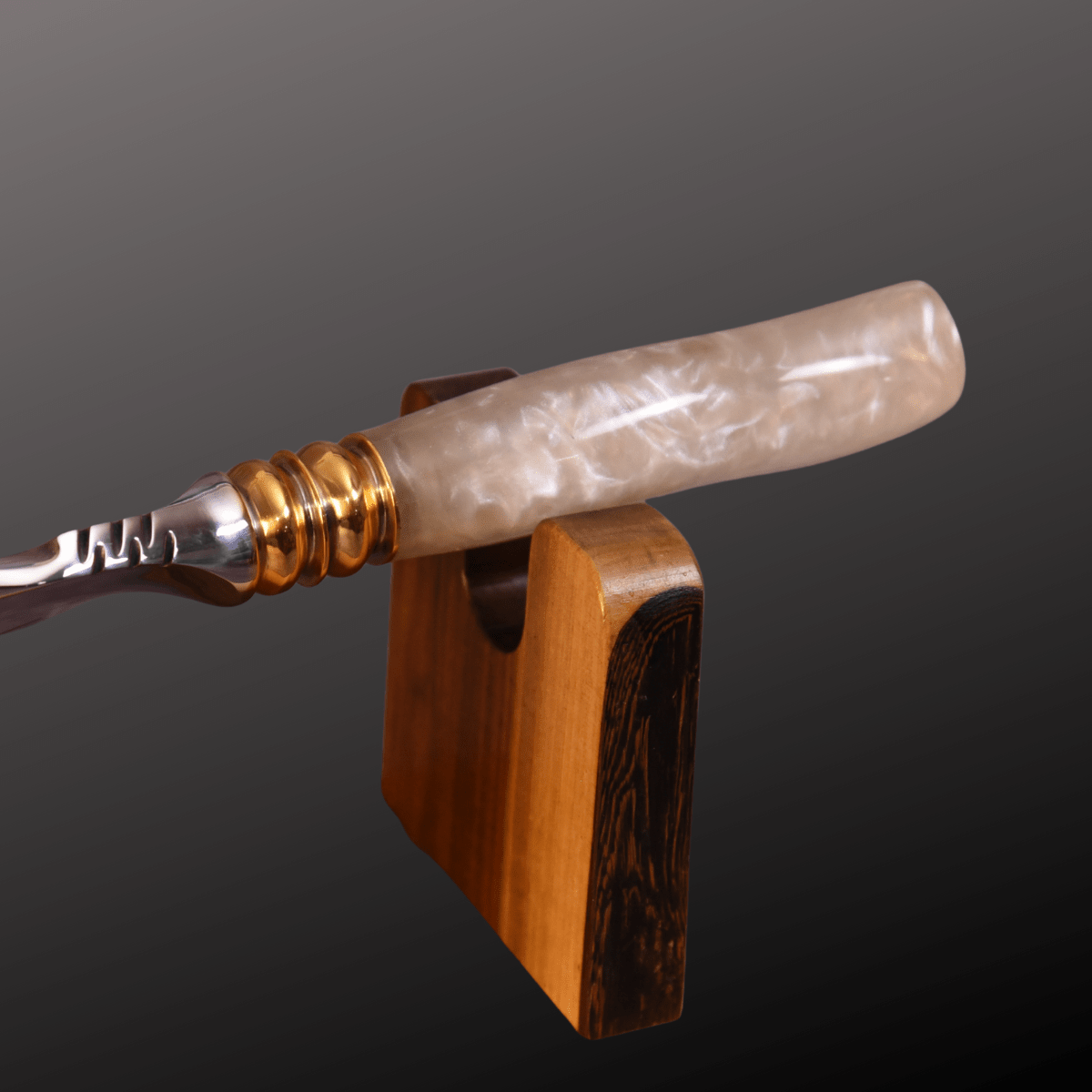 The Pale Ember — Partial Gold Collector's Blade - OwnTheFire™