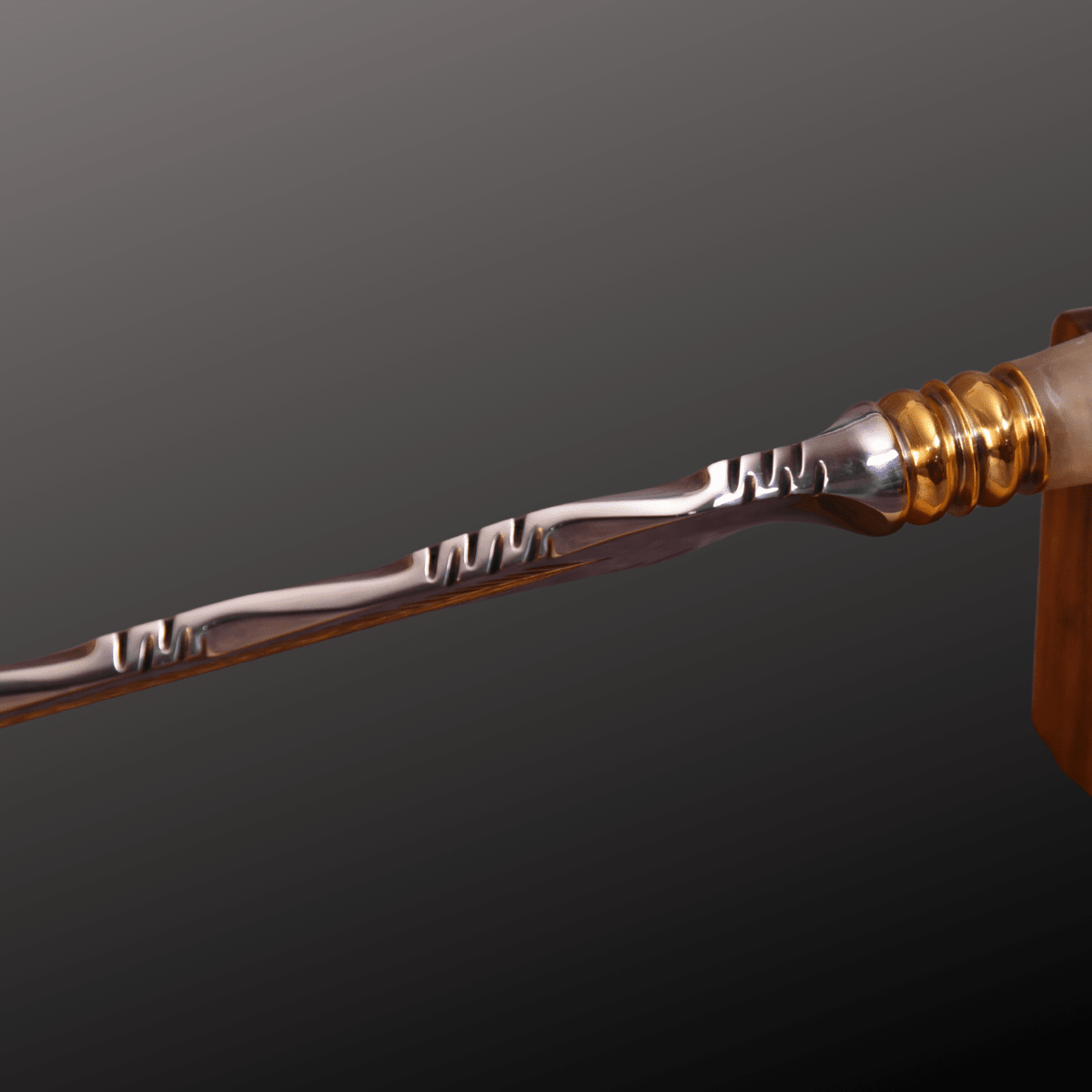 The Pale Ember — Partial Gold Collector's Blade - OwnTheFire™