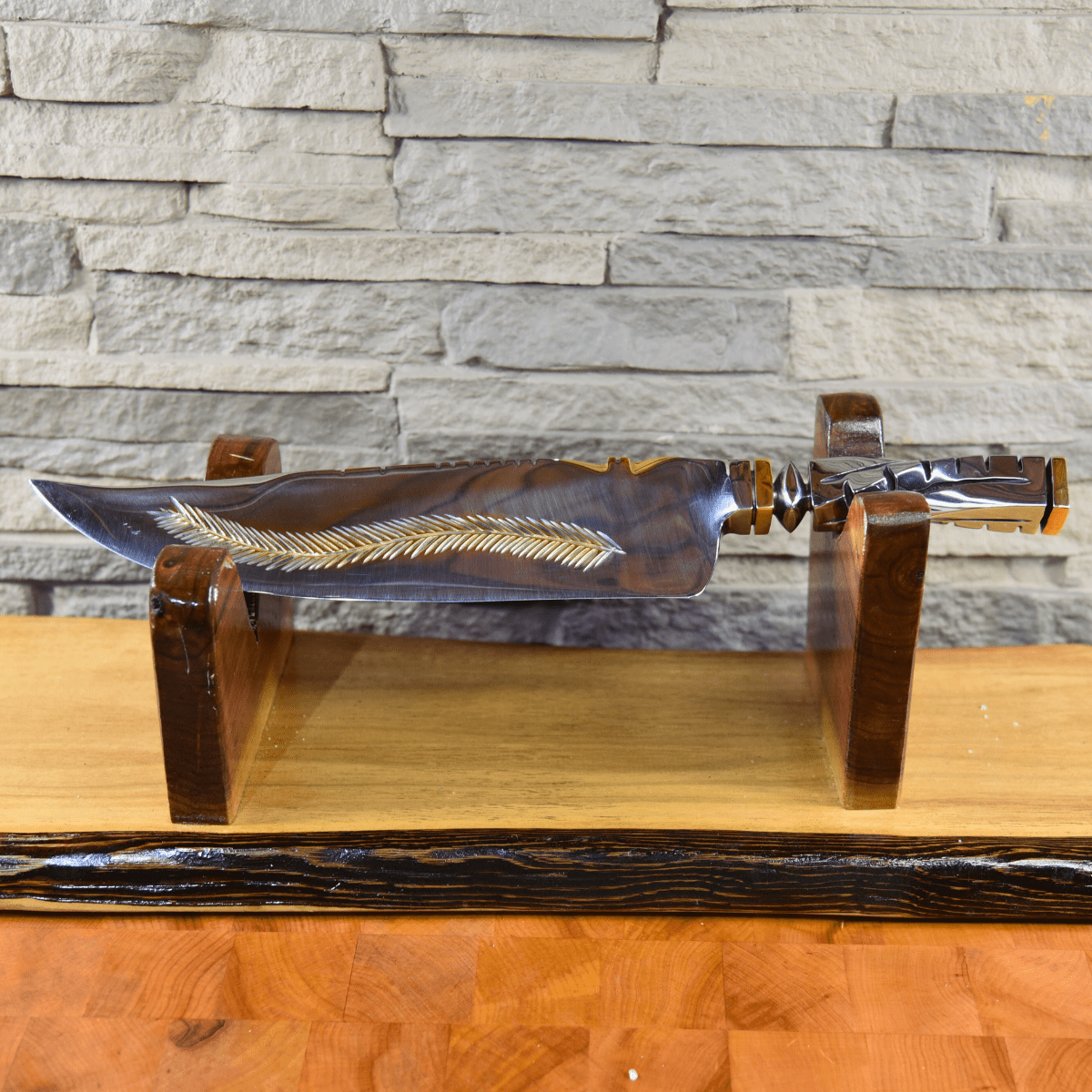 "The Quill" — Mixed Gold & Steel Blade - OwnTheFire™