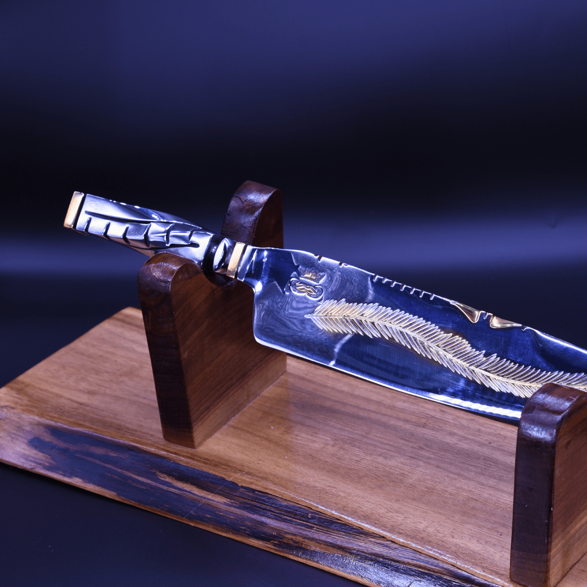 "The Quill" — Mixed Gold & Steel Blade - OwnTheFire™