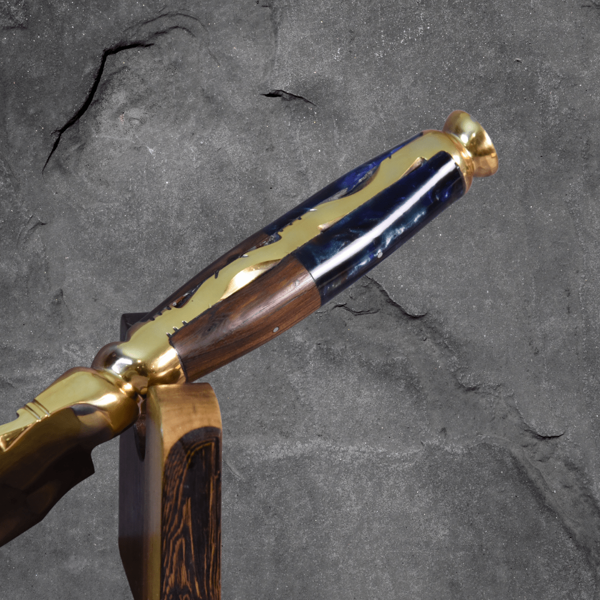 The Shadow Feather — Partial Gold Collector's Blade - OwnTheFire™