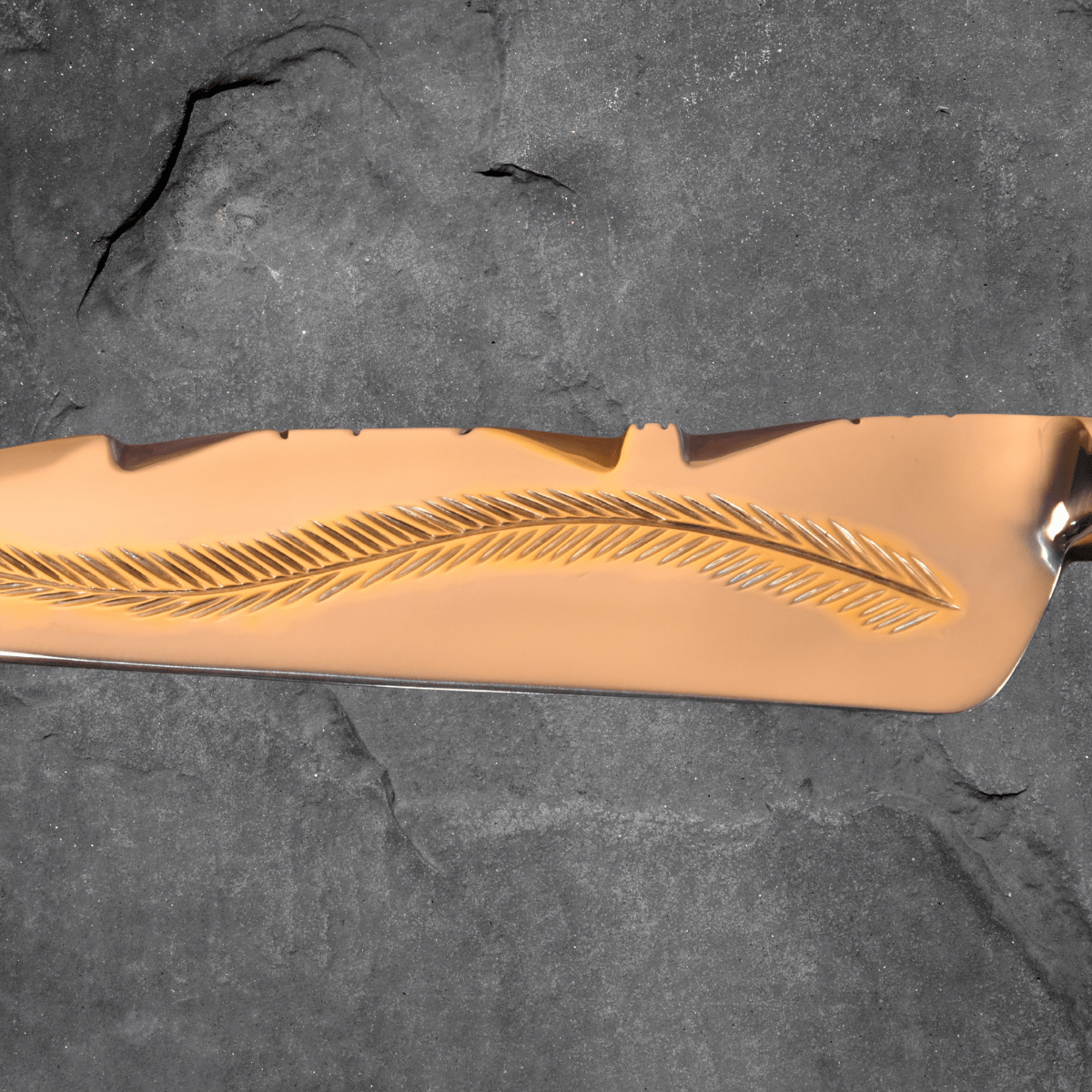 The Shadow Feather — Partial Gold Collector's Blade - OwnTheFire™