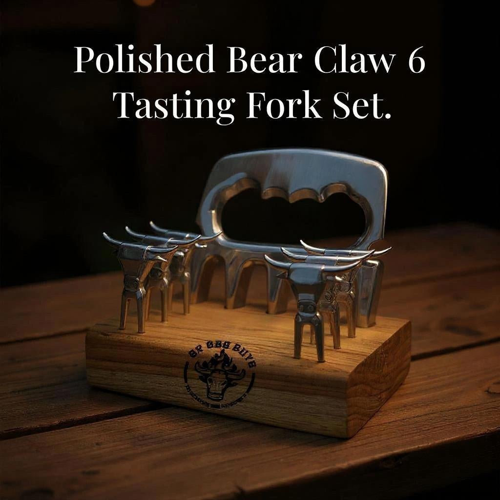 The Shred Kit: Bear Claw + 6 Tasting Forks | OWN THE FIRE™ - OwnTheFire™