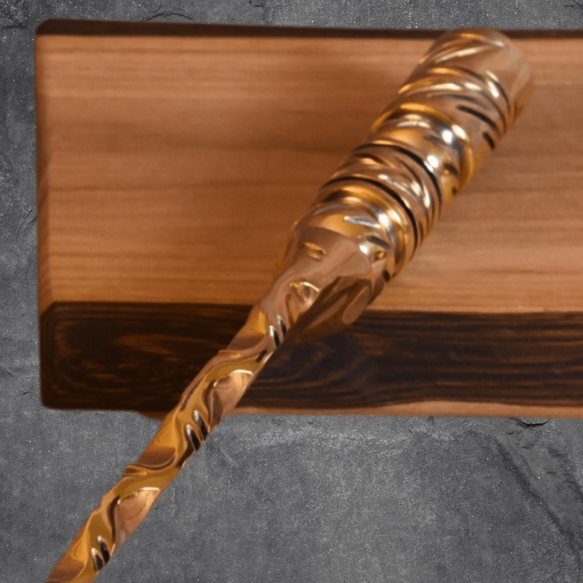 The Storm Spiral — Partial Gold Collector's Blade - OwnTheFire™