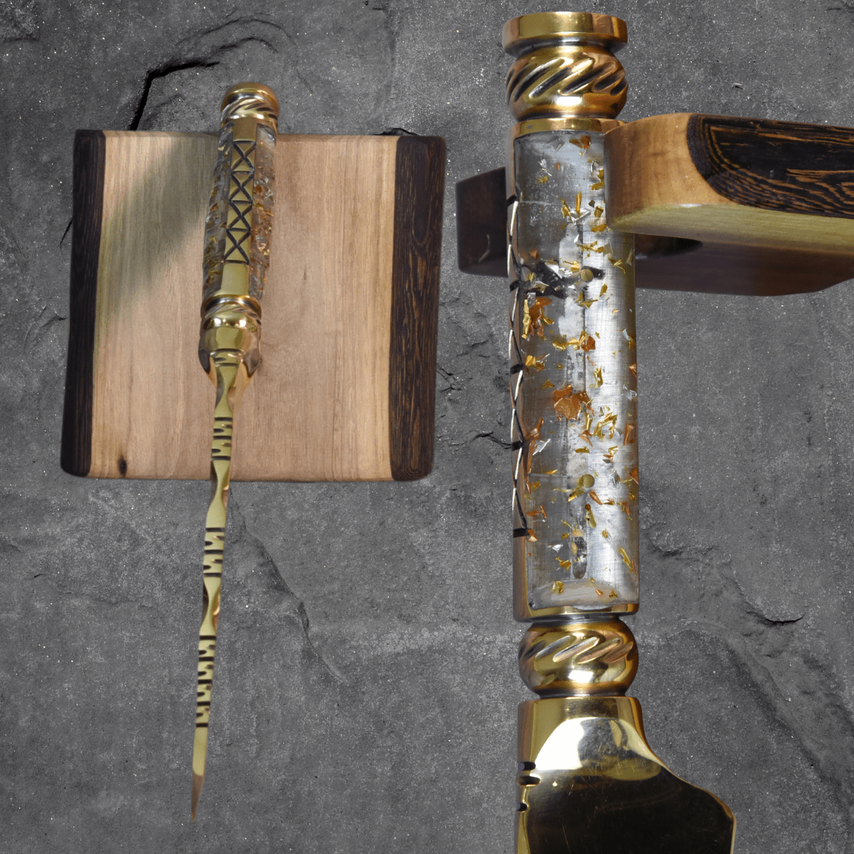 The Sunflare — Full Gold Collector's Blade - OwnTheFire™