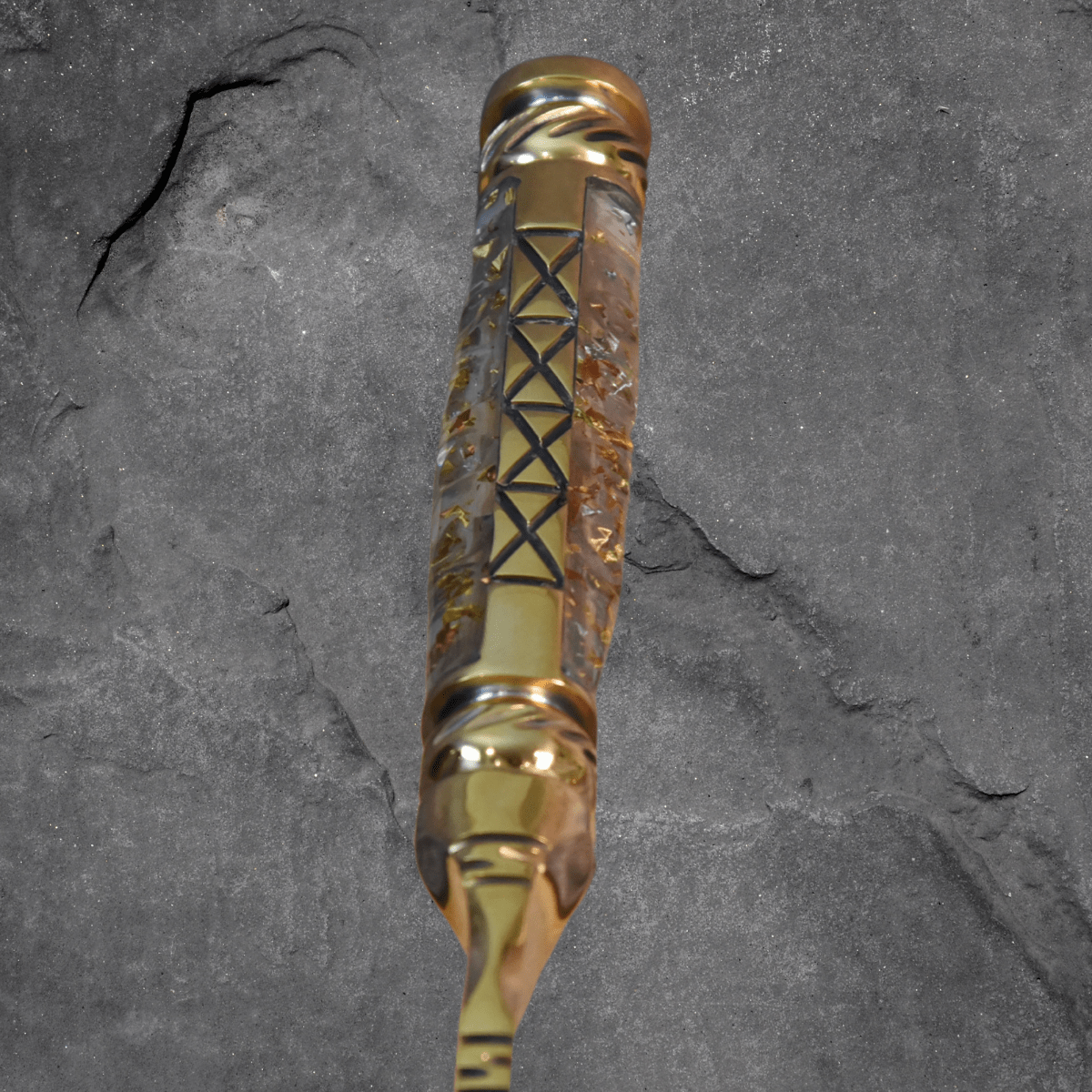 The Sunflare — Full Gold Collector's Blade - OwnTheFire™