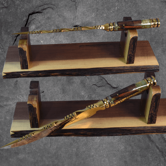 The Thorned Ember — Full Gold Collector's Blade - OwnTheFire™
